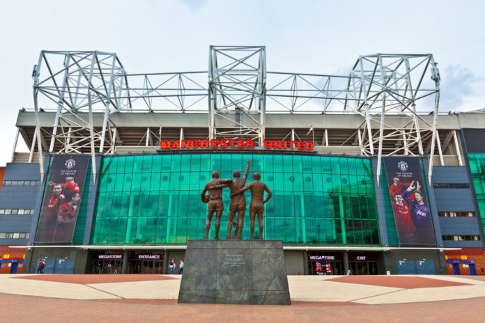 Haupteingang Old Trafford, Stadion von Manchester United