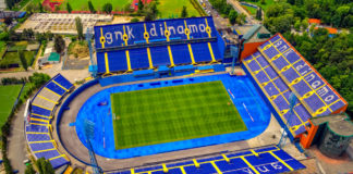 Stadion Maksimi Dinamo Zagreb Luftaufnahme