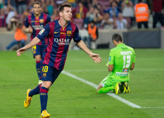 Fünfmaliger Weltfußballer Lionel Messi 2014